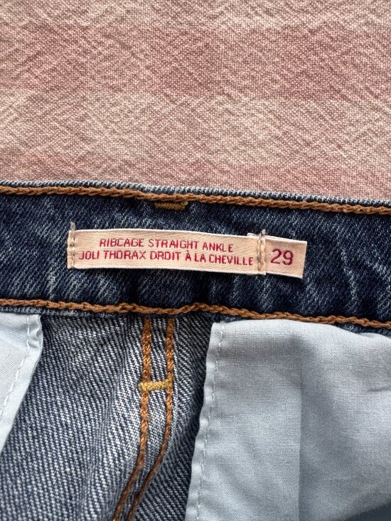 Levi's Ribcage Straight Ankle Tailored Women's Jeans - Picture 7 of 8